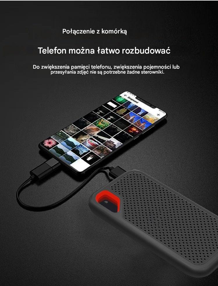 💻⚡ 【32TB】Przenośny dysk twardy o wysokiej prędkości transferu i dużej pojemności