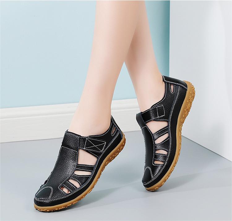 🥿【35-43】Ljetne ručno rađene retro ležerne sandale s mekim potplatom na čičak 3698497