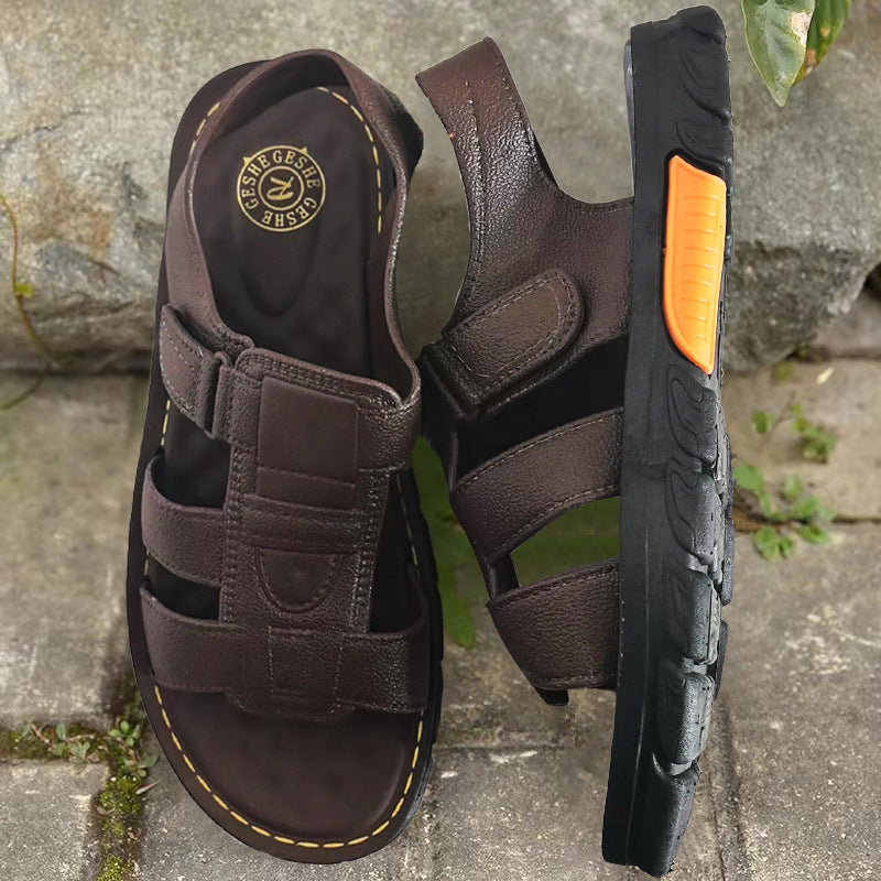 🔥【38-44】Muške sandale za plažu, mekana koža, neklizajuće, ručno izrađene