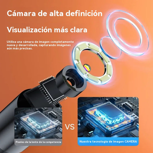📱【Envío rápido】🏆 Nuevo endoscopio industrial de 7 mm con conexión directa a cámara tipo C para teléfonos Android (endoscopio impermeable)