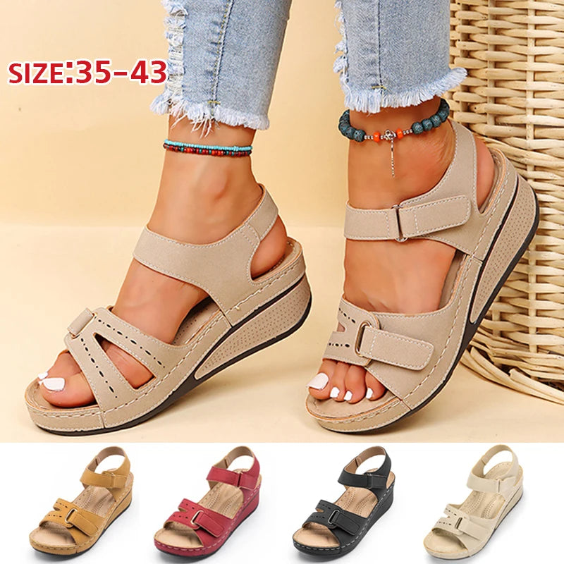 【35-43】🔥 🔥Ležerne i udobne ljetne sandale s debelim đonom na klin