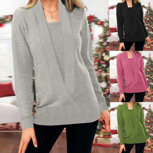 🏆【 Más vendido】💟 Modelo 2025 suéter de moda para mujer de talla grande para otoño e invierno ( S-3XL)