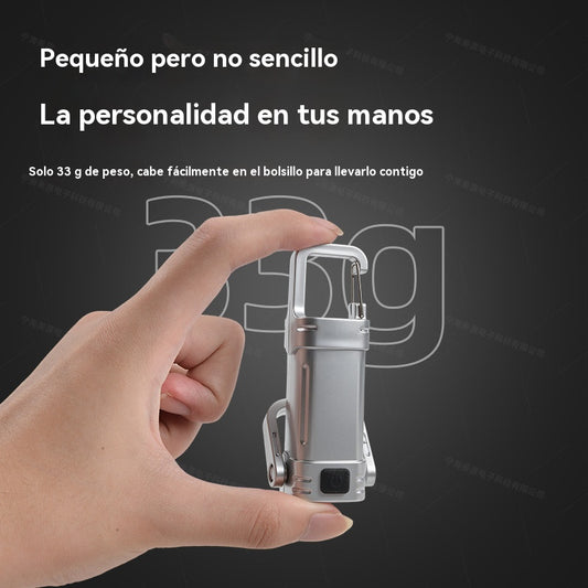 【Compra 1 y llévate 1 gratis】💡 Gran oferta 💡Linterna mini para llave súper brillante e impermeable con salida de 1200 lm