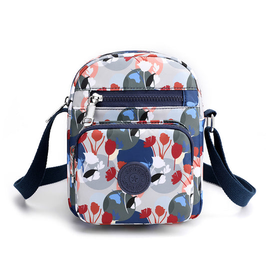 ⏳Último día: 50% de descuento 👜Bolso bandolera de mujer de gran capacidad, de cuatro capas, confeccionado en nailon estampado a la moda. (Seis colores disponibles)