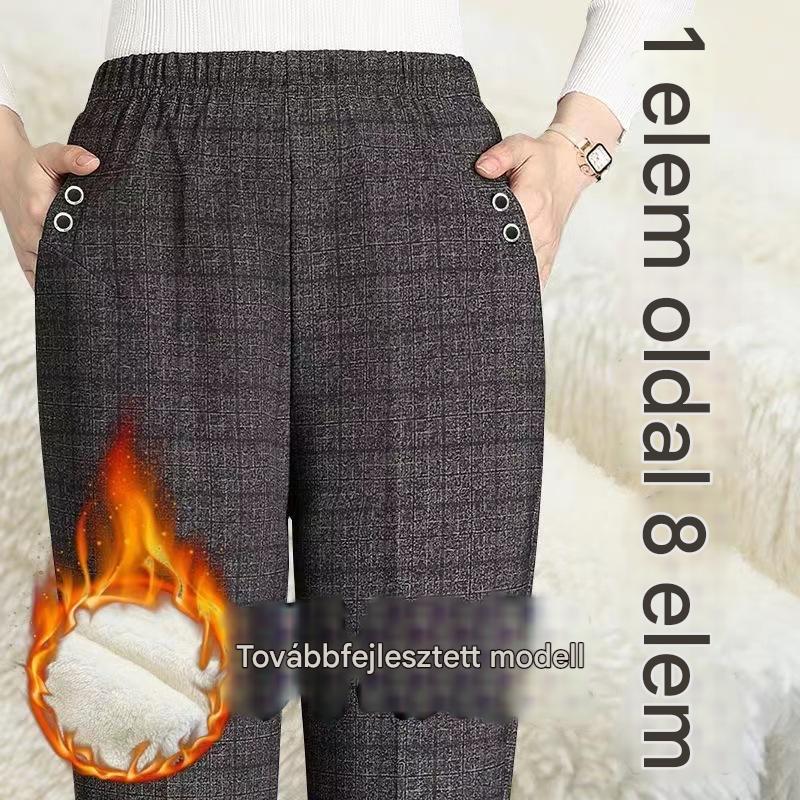 ⏳ Ostatni dzień: 50% zniżki 🔥【45-100 KG】Nowe damskie spodnie z wysokim stanem i prostymi nogawkami,Wersja standardowa/Wersja ocieplana