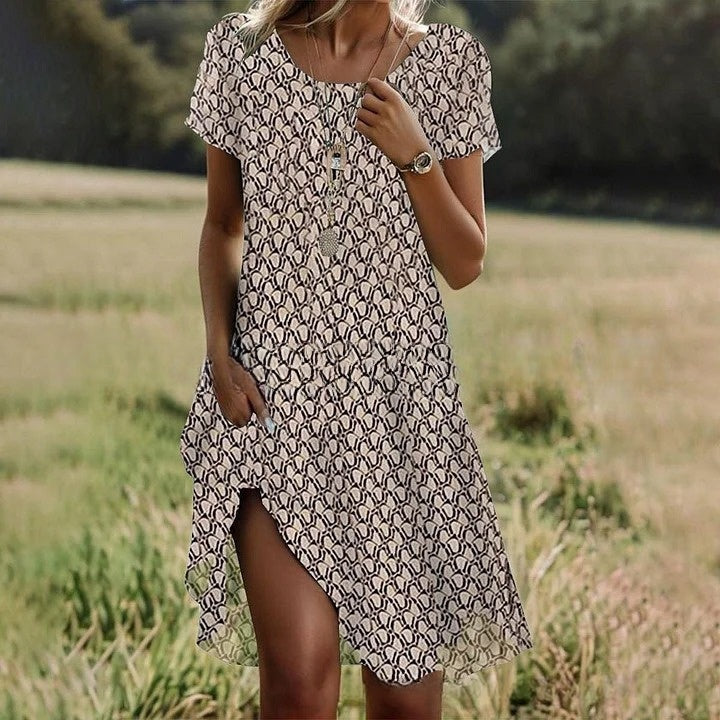 【S-3XL】👗Nova haljina s okruglim izrezom iz 2024 3677491