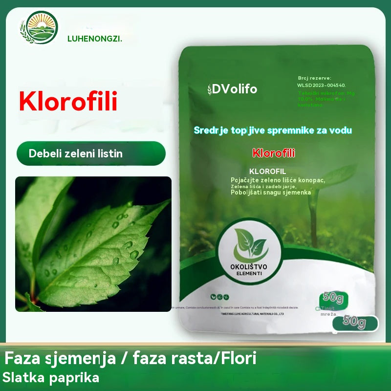 🌿🌿Vodotopivo gnojivo s klorofilom, folijarno gnojivo za cvijeće, voćke i povrće, potiče rast korijena, rast sadnica i povećava prinos. Poljoprivredno gnojivo topivo u vodi.