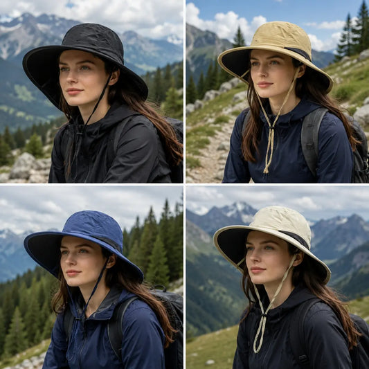 ✨【Kupte 1, získejte 1 zdarma】🧢 Unisex skládací sluneční klobouk – široký okraj