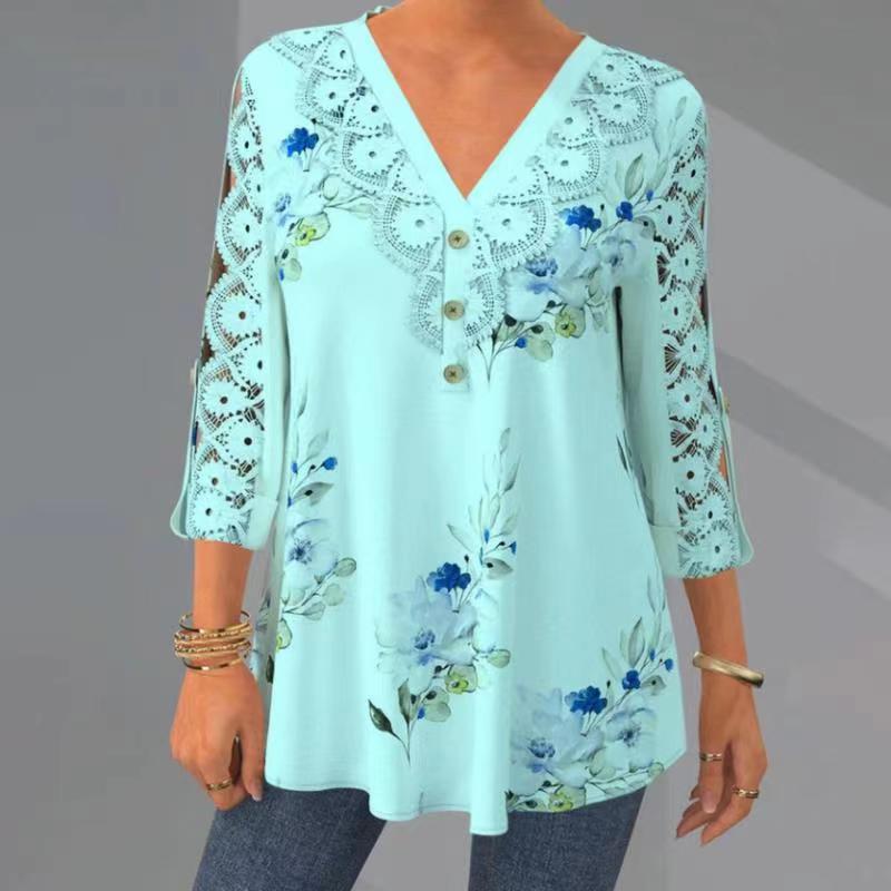 【S-5XL】Nova ženska modna majica s V izrezom