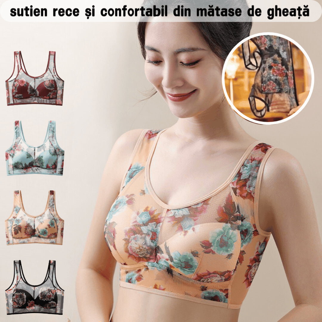 【🏆 Najprodavaniji proizvodi】👙Visokokvalitetan push-up grudnjak, cool i udoban grudnjak od ledene svile 3698310