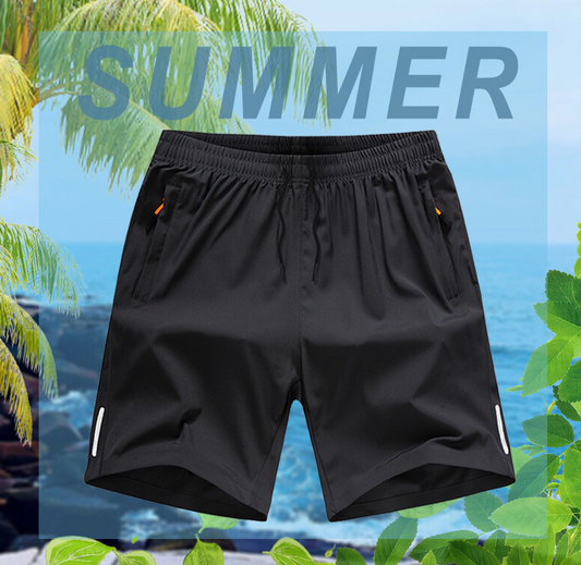 ❄🆒👖【Kupi 1, dobiješ 1 gratis 😍】【M–4XL】 Ljetne muške sportske kratke hlače od ledene svile, 60-140 kg, prozračne i udobne, široki kroj, velike veličine