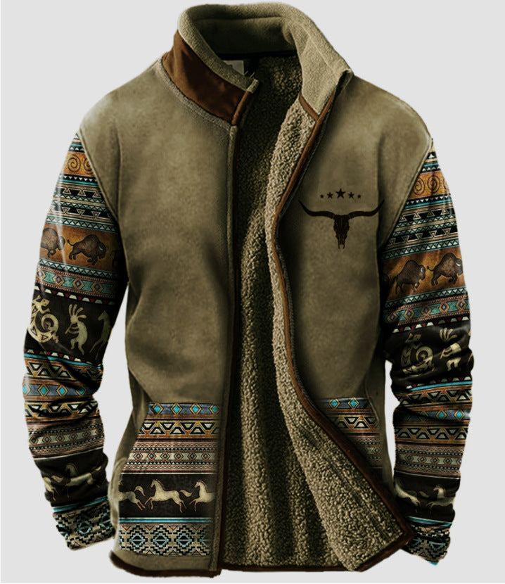 🔥Sudadera térmica gruesa para hombre 2025 | Manga larga con diseño 3D | Ideal para otoño e invierno contra el frío