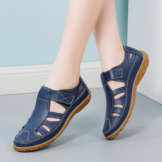 🥿【35-43】Ljetne ručno rađene retro ležerne sandale s mekim potplatom na čičak 3698497