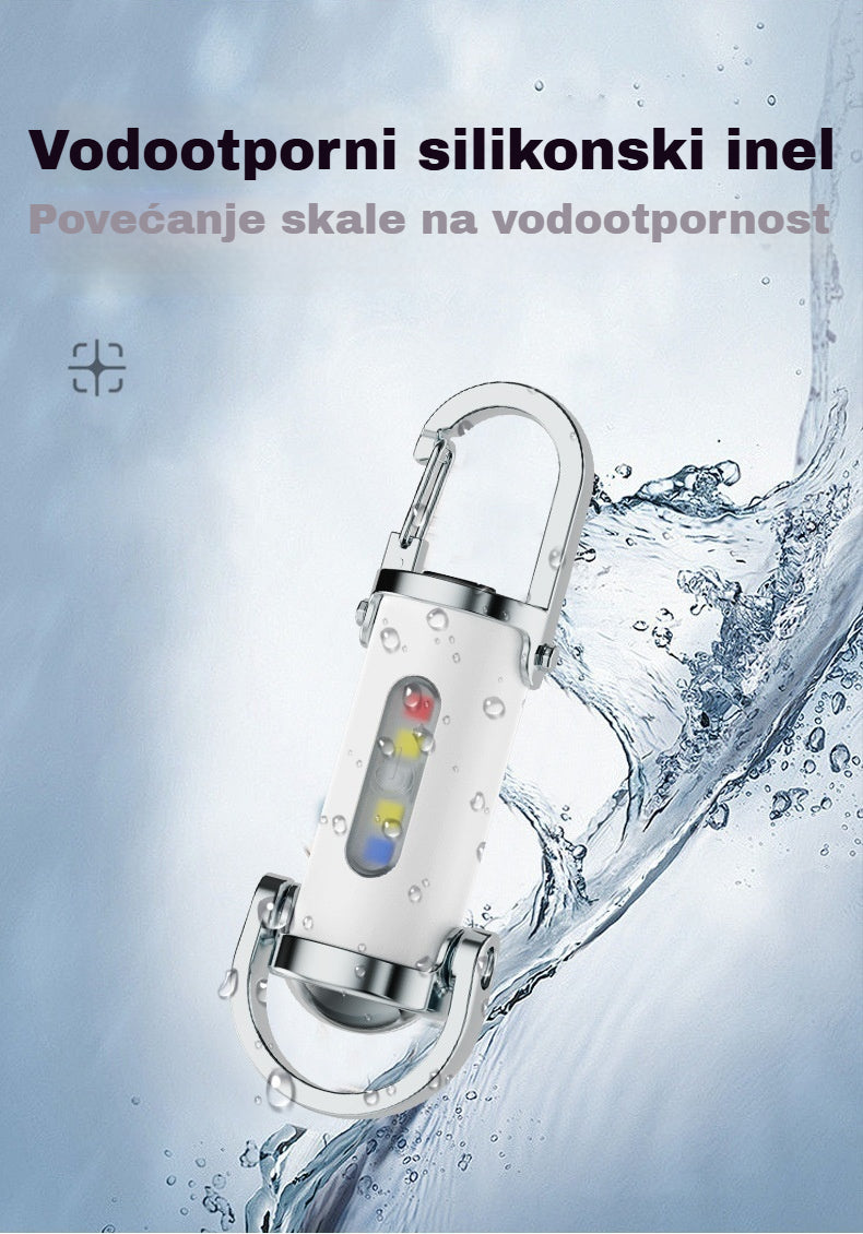 🔥【Kupite 2, dobijte 2 gratis】Odlična rasprodaja🔥Super svijetla vodootporna mini svjetiljka s ključem i svjetlosnim svjetlinom od 1200 lm