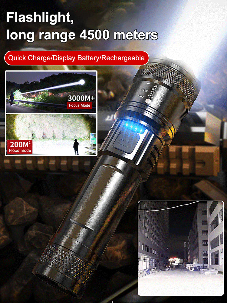 LED punjiva taktička laserska svjetiljka visoke svjetline
