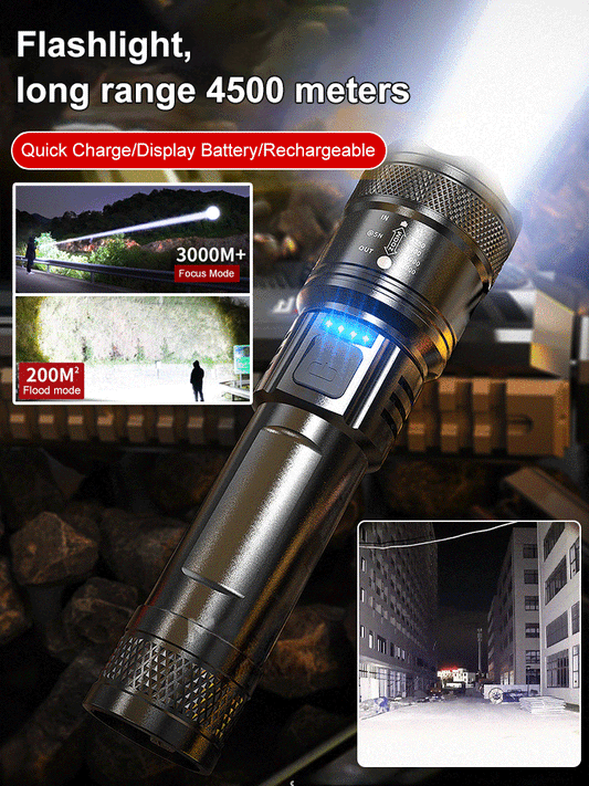 LED punjiva taktička laserska svjetiljka visoke svjetline