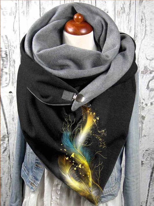 🔥Nuevo Bufanda cálida y cómoda de algodón estampado de invierno【Compra 1 y obten 1 gratis】