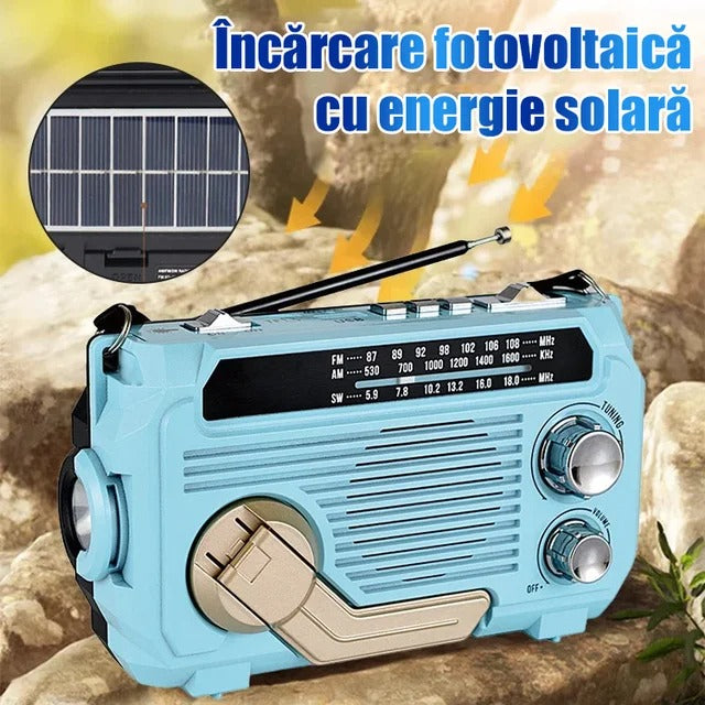 🏕️Prijenosna višenamjenska AM radio svjetiljka