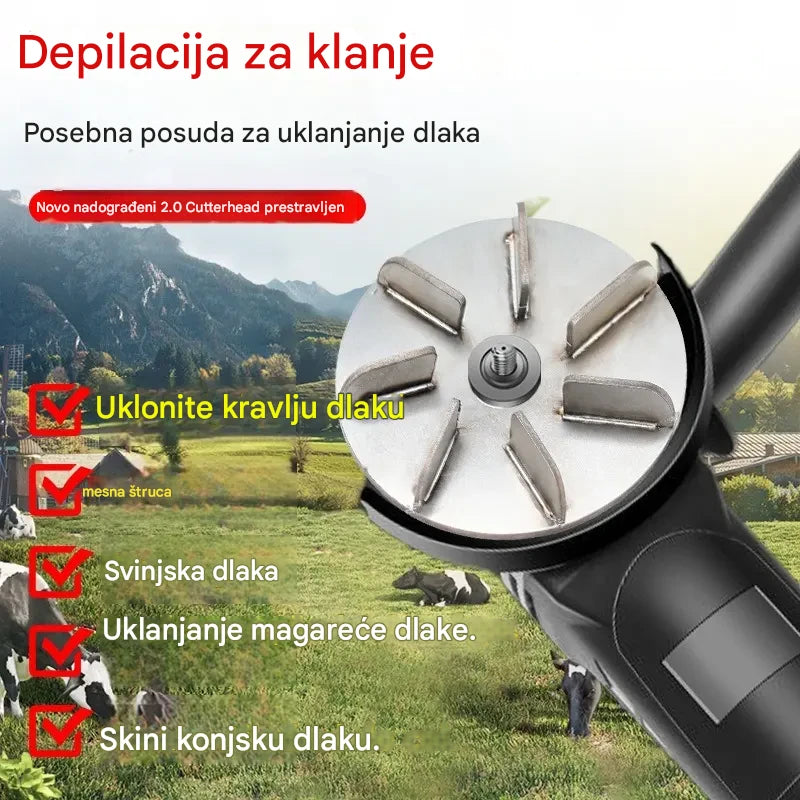 【Kupite 1, dobijte 1 gratis】🐖🐂🐏Disk od nehrđajućeg čelika za uklanjanje dlaka sa svinja, goveda i ovaca