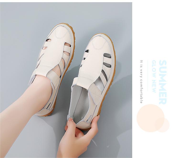 🥿【35-43】Ljetne ručno rađene retro ležerne sandale s mekim potplatom na čičak 3698497
