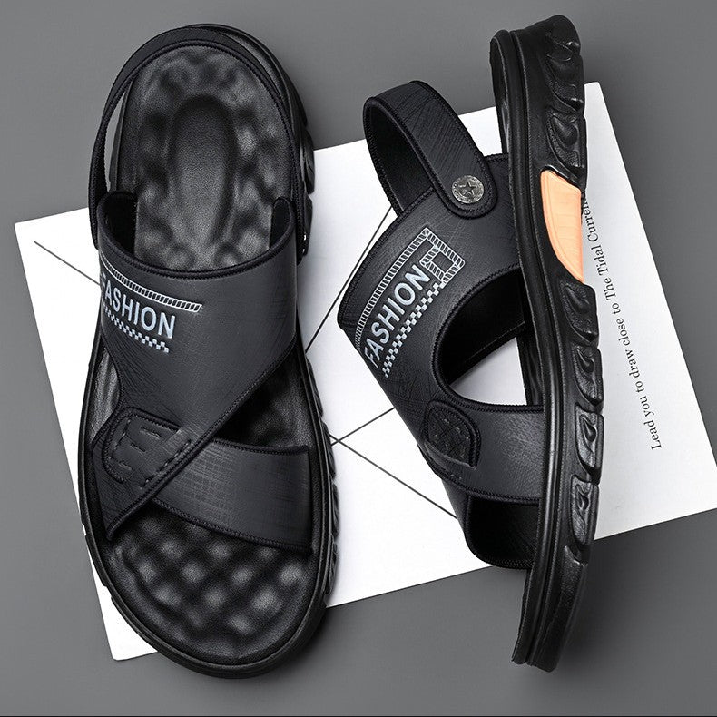 【One shoe, two wear】 Aviator kožne sandale Mekani donji dio kožnih sandala s mekom površinom