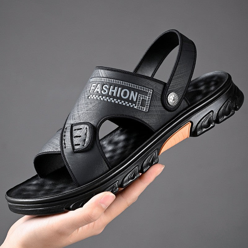 【One shoe, two wear】 Aviator kožne sandale Mekani donji dio kožnih sandala s mekom površinom