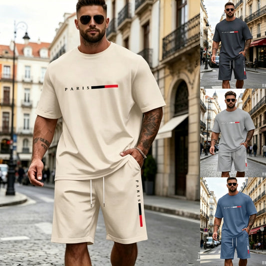 🔥【S-5XL】Pánský letní dvoudílný sportovní set – ideální pro každodenní nošení i pohodový odpočinek doma. ✅ Platba na dobírku.