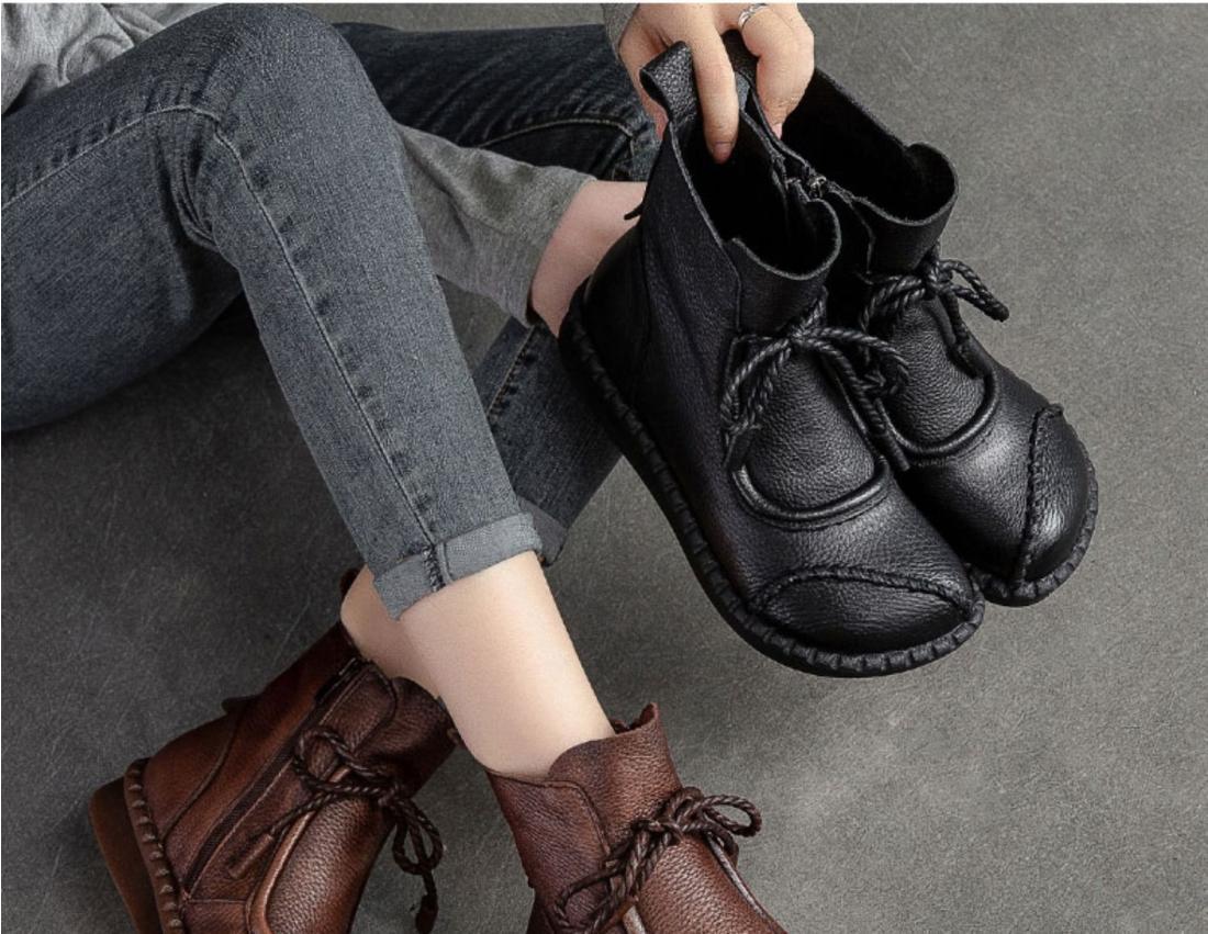 ✨🔥【35-40】43%off-👢2024 Ženske retro cipele od meke kože za ranu jesen 3775785