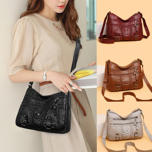 👜【Último día: 50% de descuento】⏳ Nuevo bolso multibolsillos para mujer 2025, de gran capacidad, se puede llevar en un hombro o cruzado.