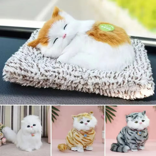 【🎄Božićna ponuda】🐱 Realistična plišana mačkica koja ispušta zvukove igračka