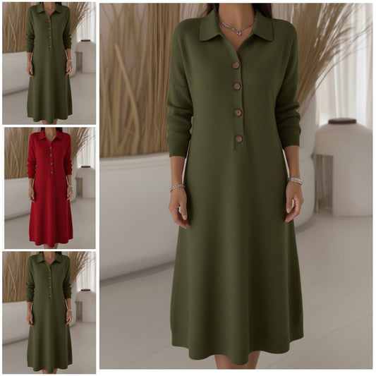 ✨ Tela de alta calidad【S-3XL】👗 Vestido de moda para otoño e invierno 2026