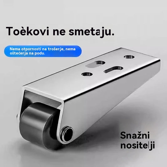【8 kotača + 32 vijaka】🚪 Nosač kliznih vrata s kotačićima – tih, podesiv i jednostavan za ugradnju 🔧