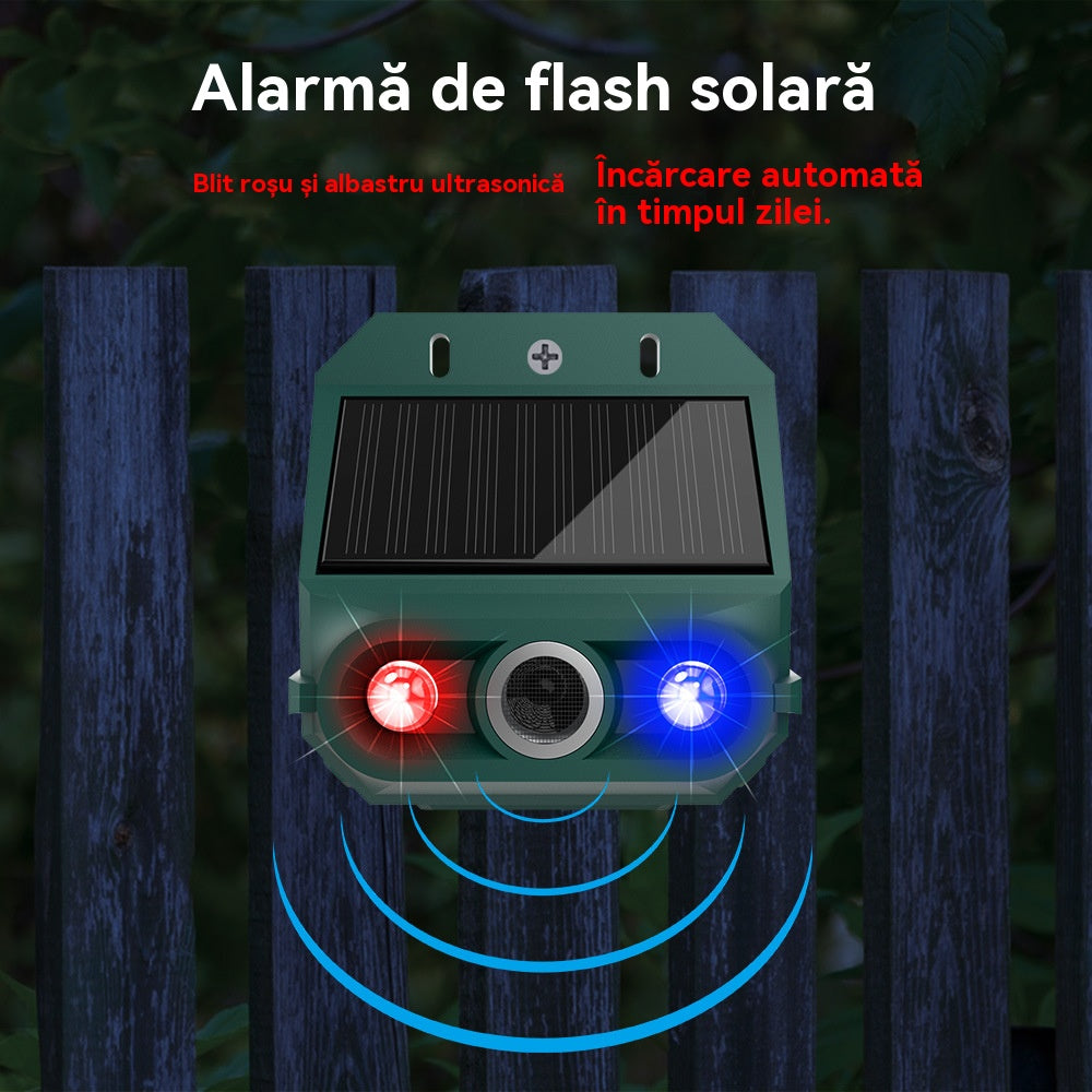 【🔥Kupite jedan i dobijete jedan gratis】🔥Vanjski solarni ultrazvučni tjerač ptica s trepćućim infracrvenim svjetlom, crvenom i plavom LED diodom