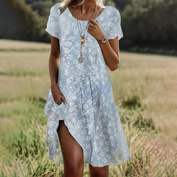 【S-3XL】👗Nova haljina s okruglim izrezom iz 2024 3677491