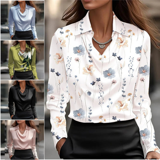 💕【Último día – 50% de descuento】✨Camisa de Seda de Moda 2025 para un Estilo Elegante – Tela Suave, Corte Moderno y la Elección Perfecta para Cada Día!