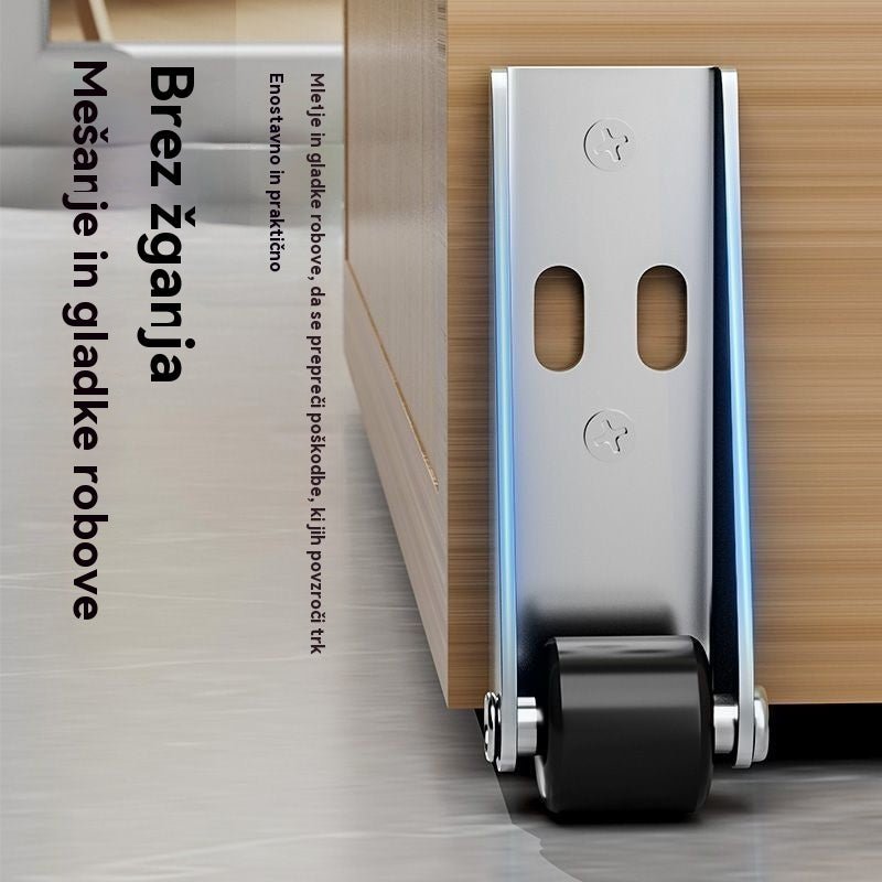 【8 koles + 32 vijakov】🚪 Nosilec za drsna vrata na kolesih – tih, nastavljiv, enostaven za namestitev 🔧