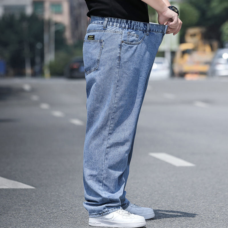 🤸♂️👖【45–150 kg】🌌Novi model 2025: muške traperice velikih veličina, širokog kroja, rastezljive i udobne