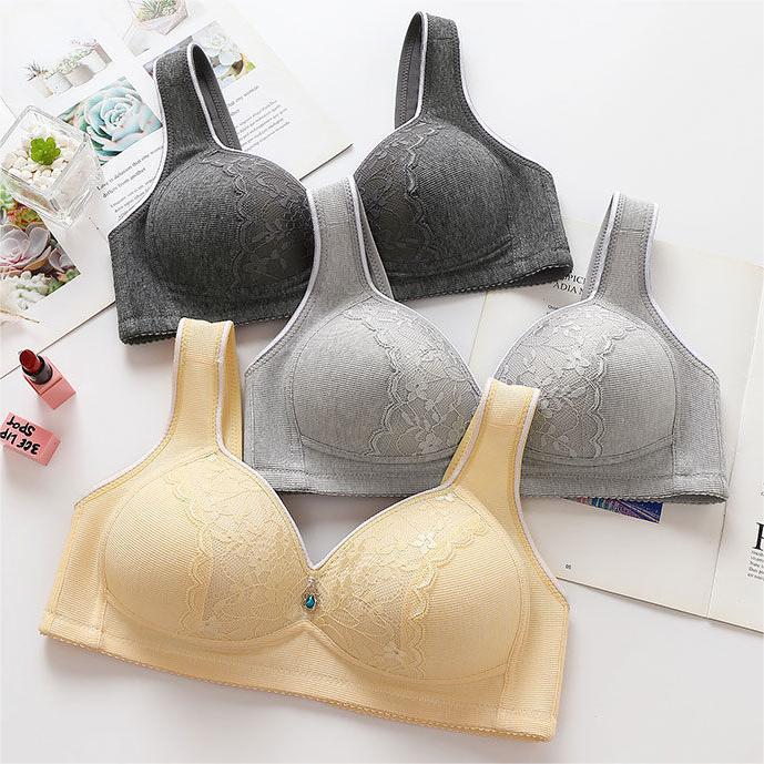 【Paket od 3】🌼Ženski čipkasti bežični grudnjak velike veličine 3557792