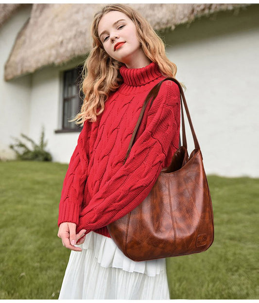 👜Bolso Tote de Cuero Suave Mujer 🔥