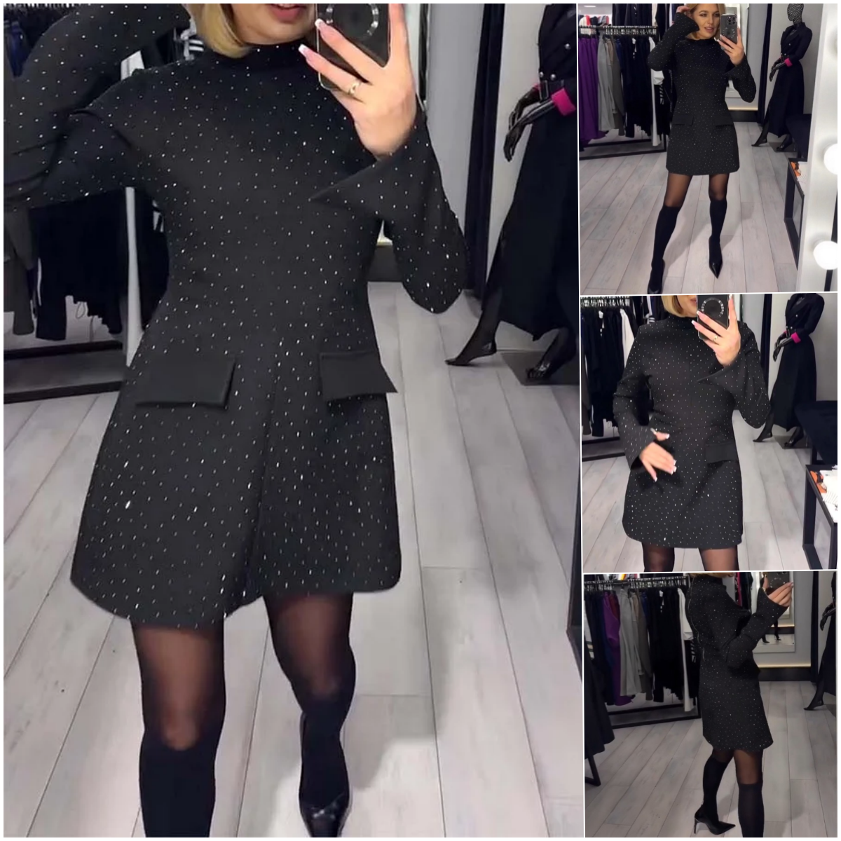 ✨【S-3XL】Vestido elegante y brillante para mujer, nuevo modelo 2025; moderno, distintivo y cómodo.