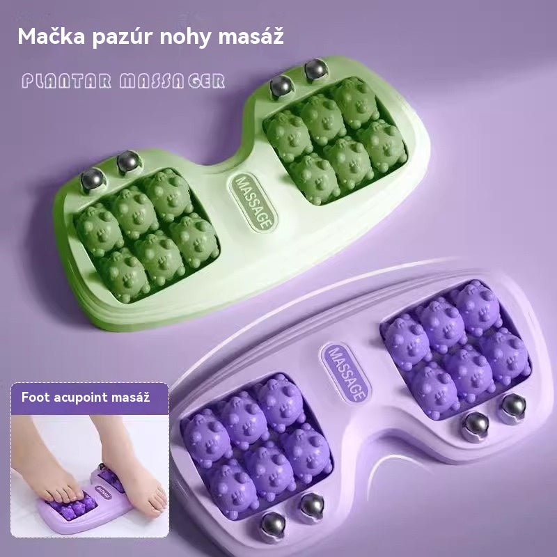 【Kupite 1, dobijte 1 gratis】🔥Novi proizvod💜Prijenosni masažer za stopala s dva valjka💜