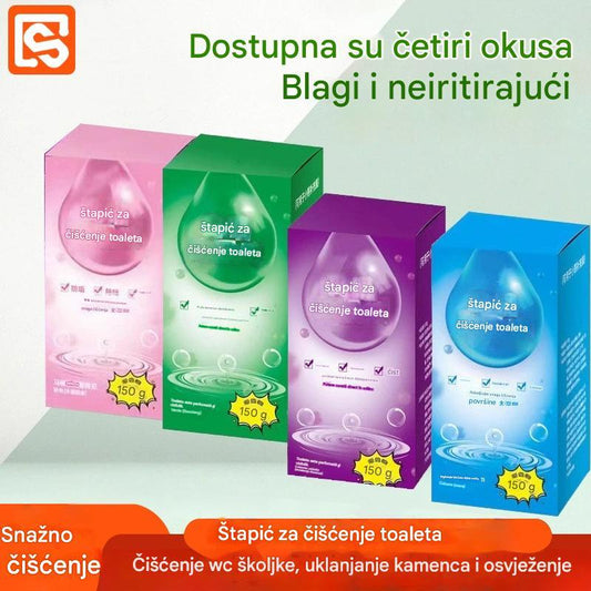 🚽🌟【Kupite 3, dobijte 3 besplatno】【Poseban paket】Automatski štapić za čišćenje WC školjke, alat za dezodoriranje