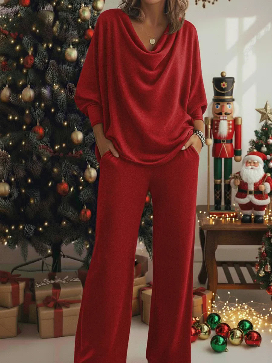 🔥 【S-3XL】Άνετο, φαρδύ casual σετ δύο τεμαχίων