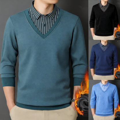 🔥【L-4XL】 Nowa męska zimowa koszula ocieplana, wygodna i uniwersalna