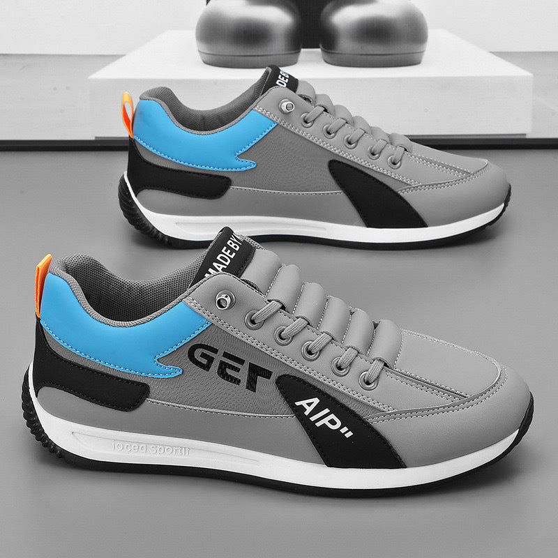 👟👟2024 Nova muška ležerna sportska obuća Prozračna modna obuća za trčanje od PU kože  3718376