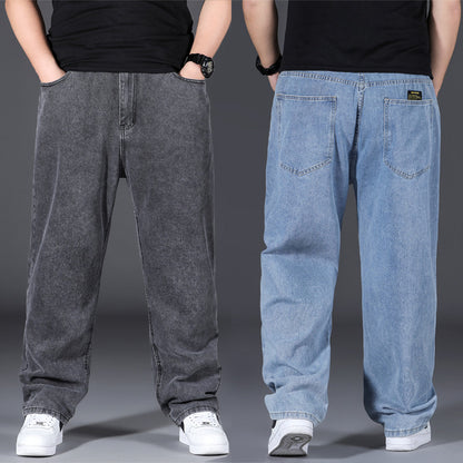 🤸‍♂️👖【45–150 kg】🌌Novi model 2025: muške traperice velikih veličina, širokog kroja, rastezljive i udobne