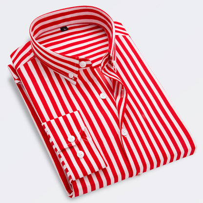 🔥👕【M-5XL】 Muška poslovna prugasta košulja dugih rukava 2025