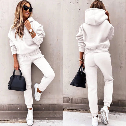 💕 【S-XL】Κομψό, δίχωρο αθλητικό σετ με μακρύ μανίκι, άνετο, στιλάτο και άνετο, ιδανικό για καθημερινή χρήση σε εξωτερικούς χώρους.
