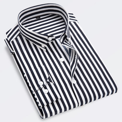 🔥👕【M-5XL】 Muška poslovna prugasta košulja dugih rukava 2025