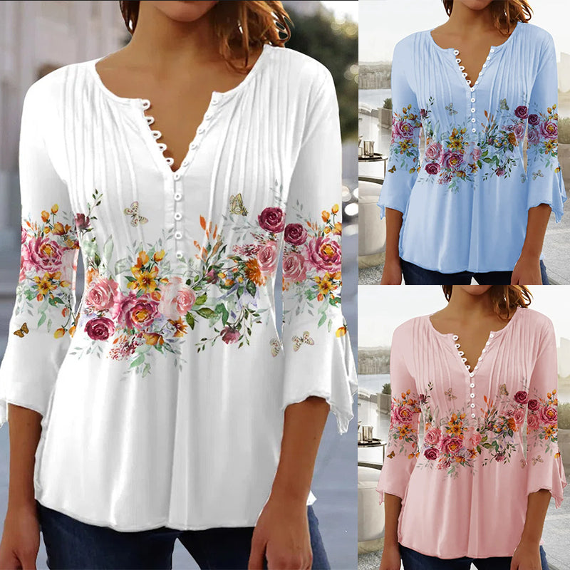 😍【Időkorlátozott ajánlat】Stílusos női V-nyakú póló [S-5XL]